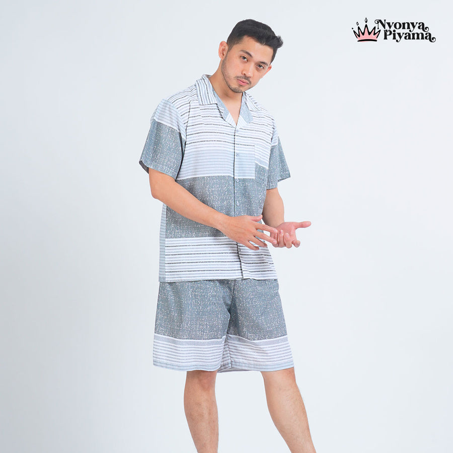 Classic Katun Elio - Piyama Pria Set
