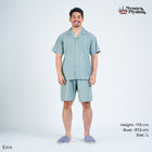 Classic Pajamas Katun Pria Set - Ezra