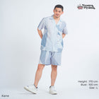 Classic Katun Kane - Piyama Pria Set