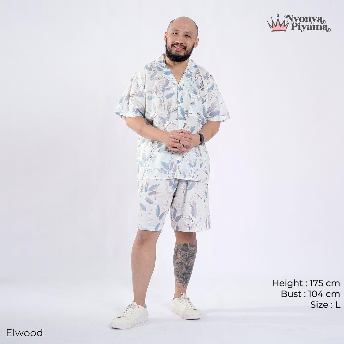 Classic Katun Elwood - Piyama Pria Set