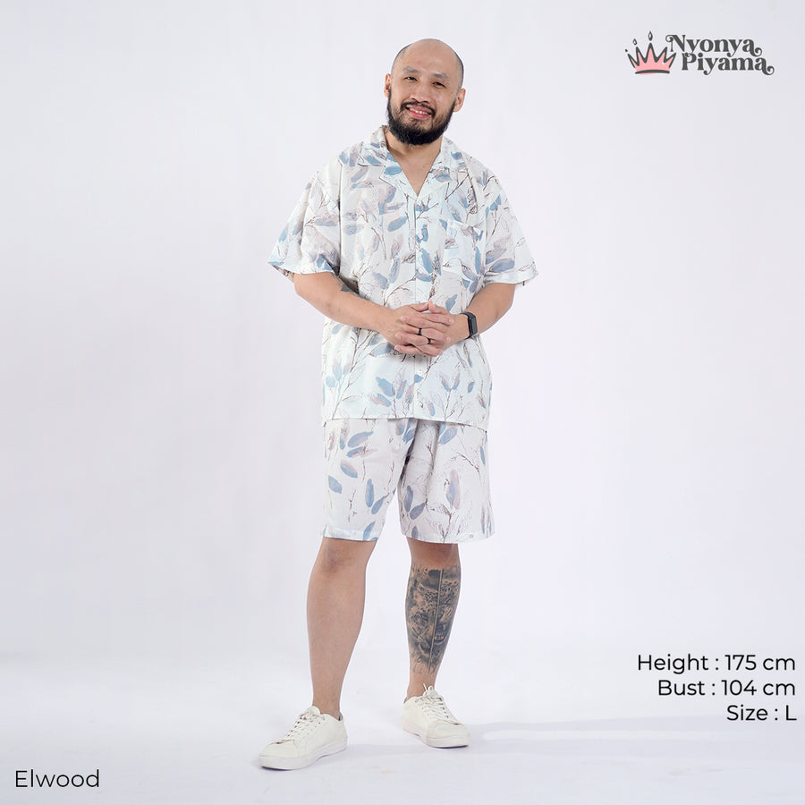 Classic Katun Elwood - Piyama Pria Set