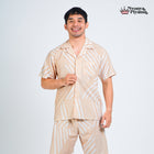 Classic Pajamas Katun for Couple - Alder Latte