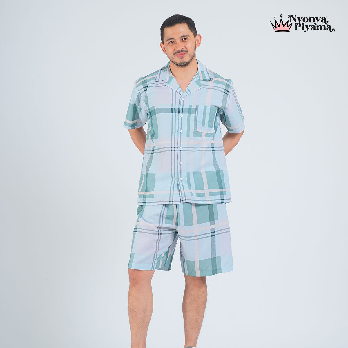 Classic Katun Pristine - Piyama Pria Set