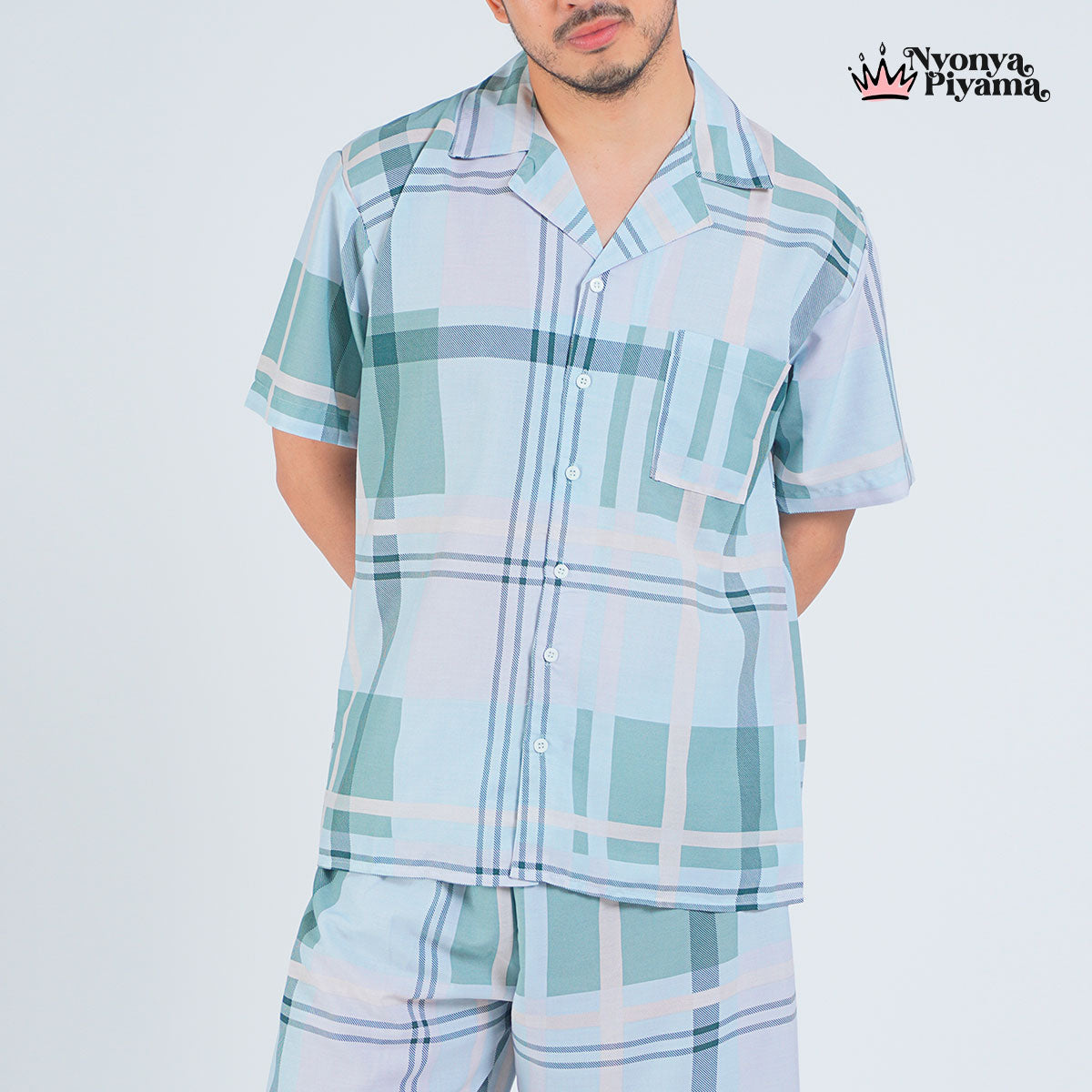 Classic Katun Pristine - Piyama Pria Set