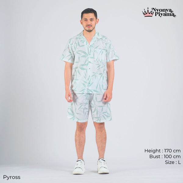 Classic Katun Pyross - Piyama Pria Set