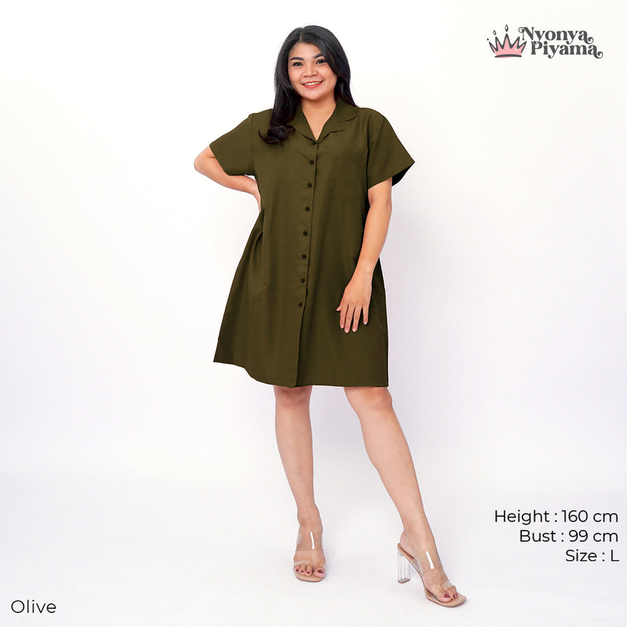 Comfy Series - Piyama Set Dress/Daster