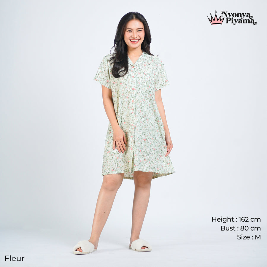 Comfy Pajamas Cotton Set - Fleur