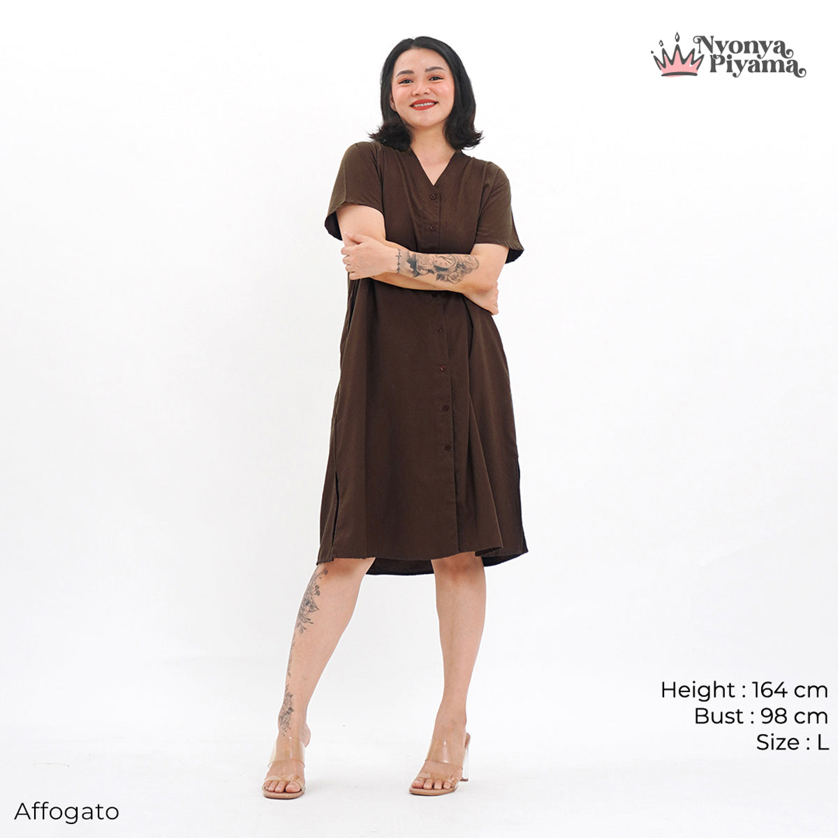 Cozy Series - Piyama Set Dress/Daster