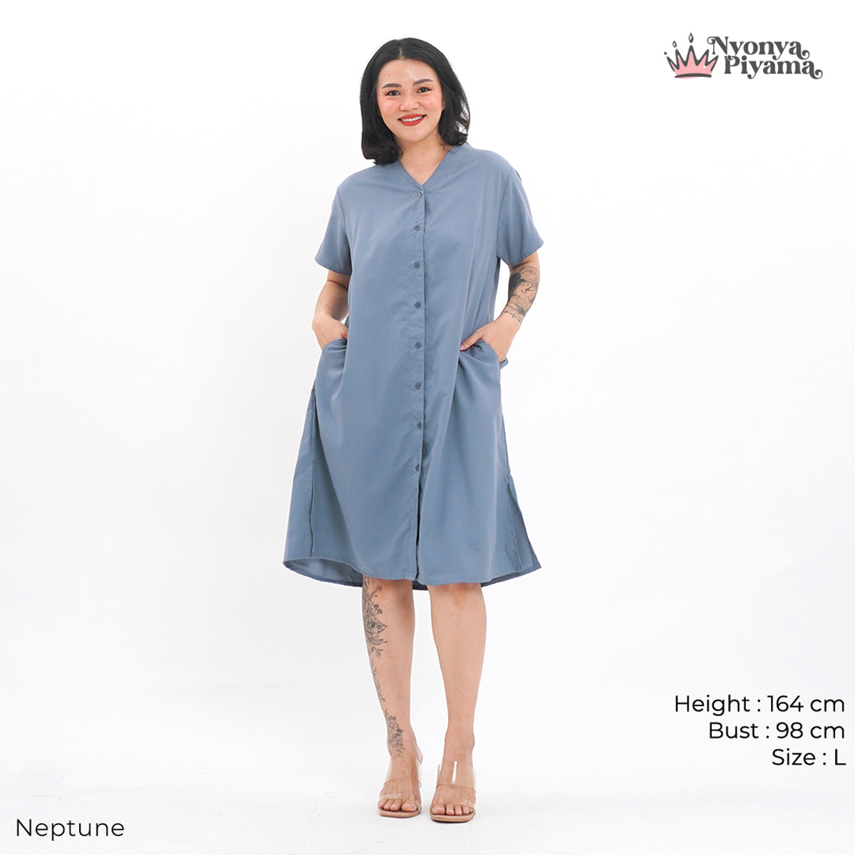 Cozy Series - Piyama Set Dress/Daster