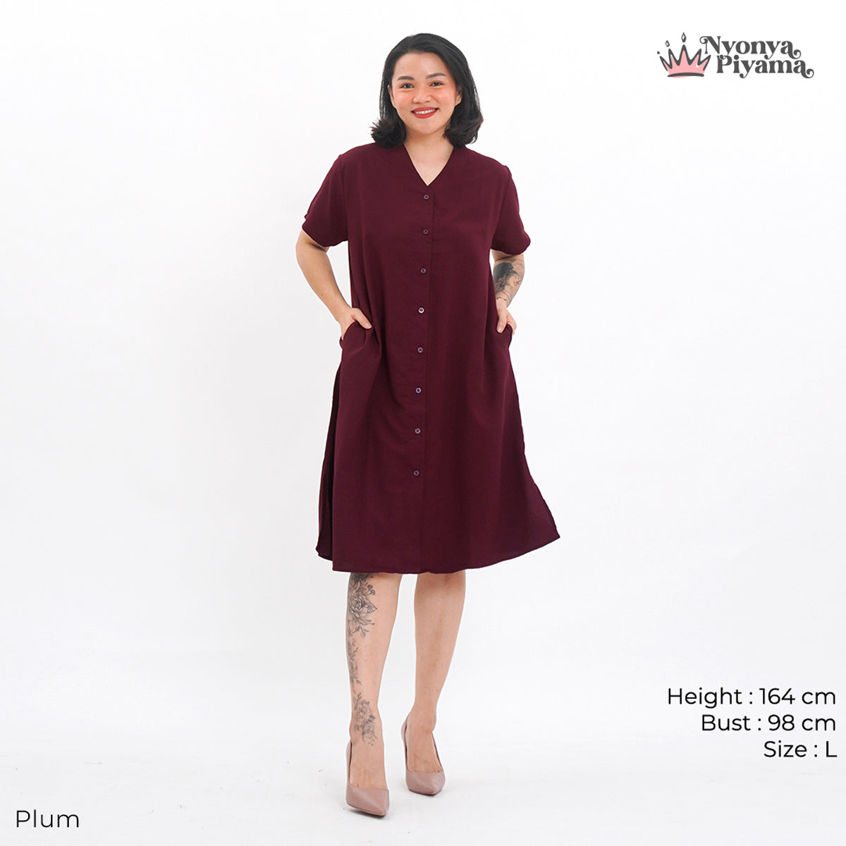 Cozy Series - Piyama Set Dress/Daster