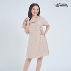 Classic Katun Nicole Khaki - Piyama Set