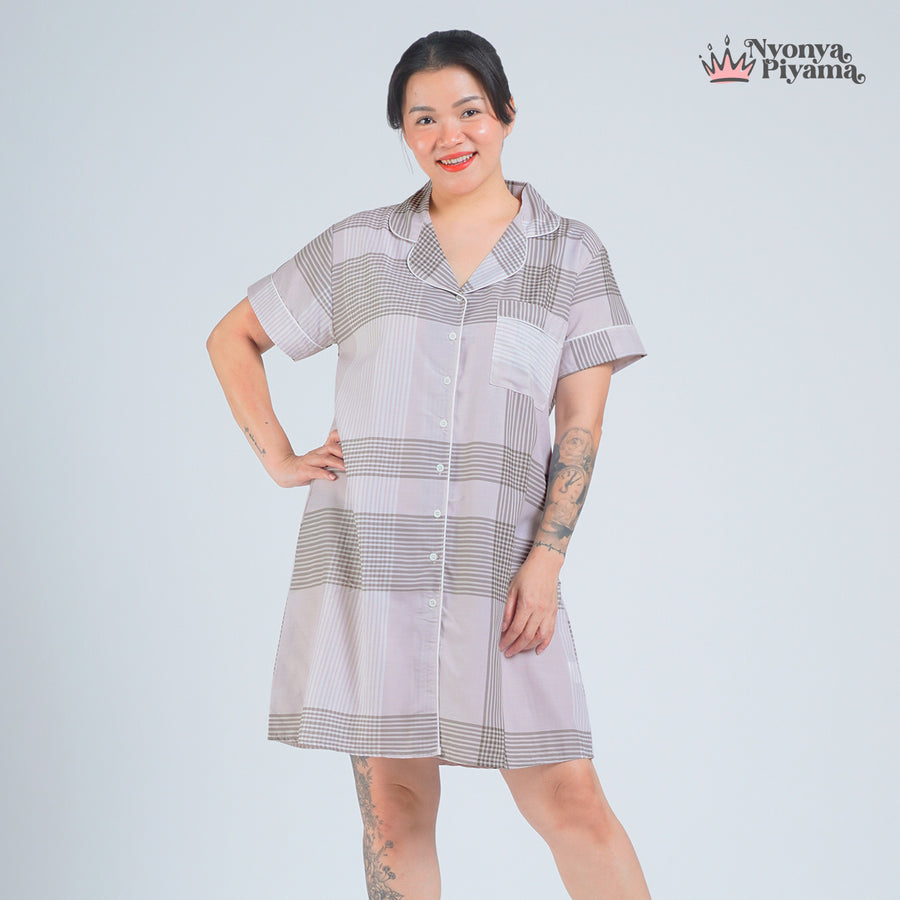 Classic Katun Sion Choco - Piyama Set