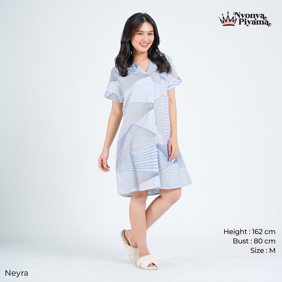 Classic Pajamas Katun Set - Neyra