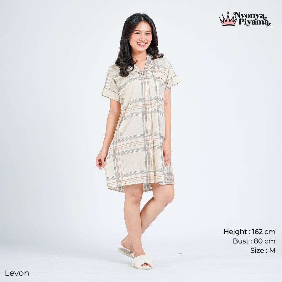 Classic Pajamas Katun Set - Levon