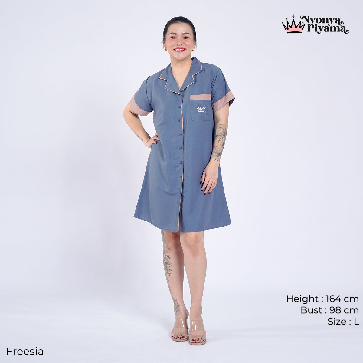 Bloom Series - Piyama Set Dress / Daster
