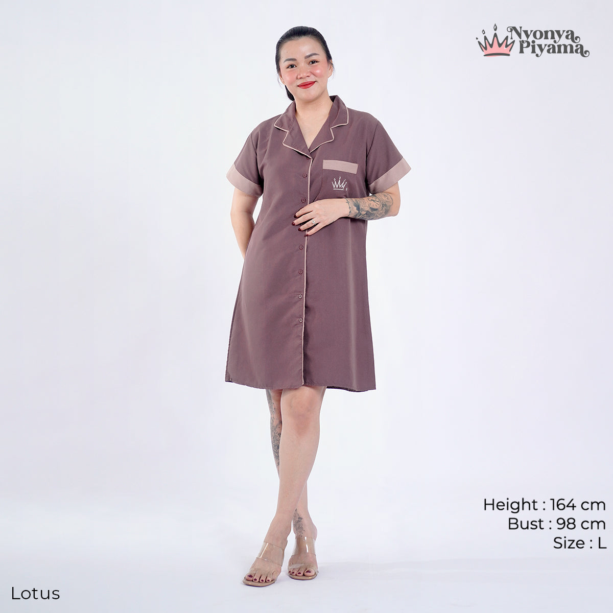 Bloom Series - Piyama Set Dress / Daster