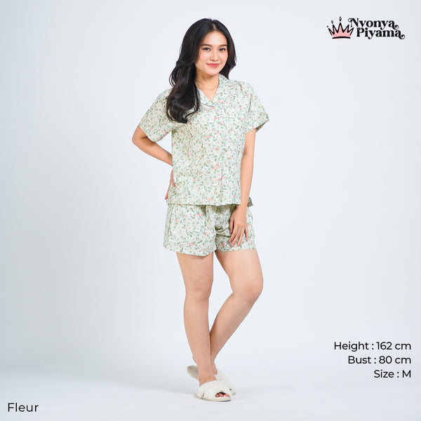 Comfy Pajamas Cotton Set - Fleur