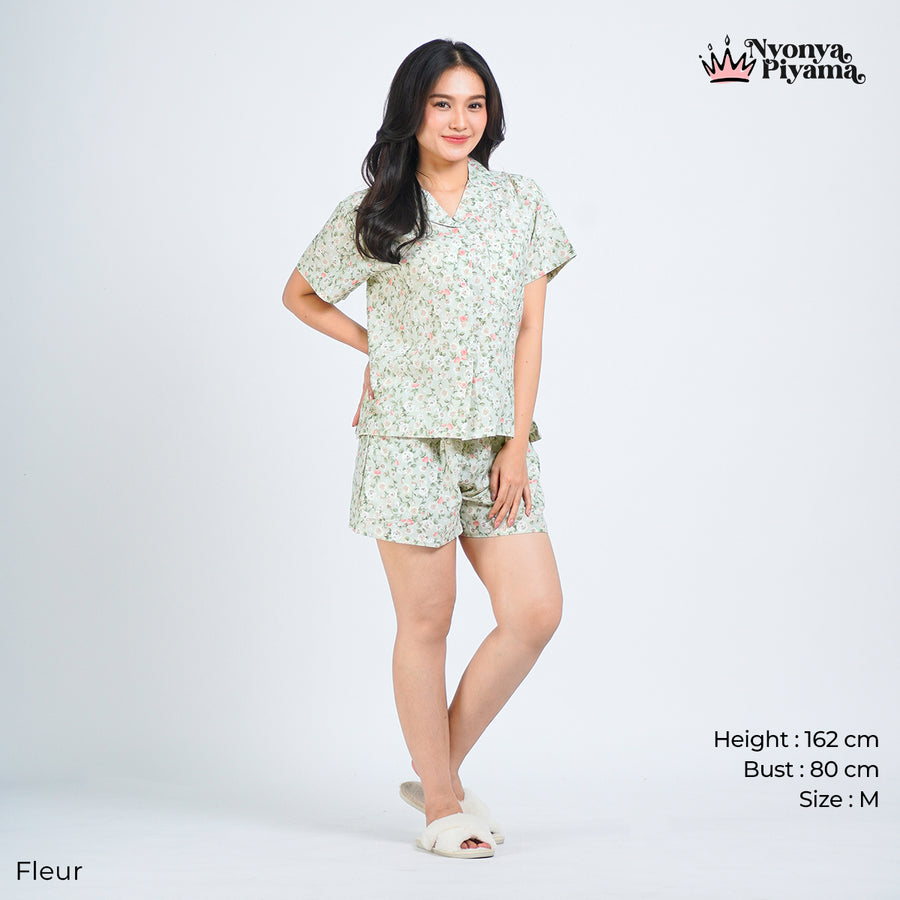 Comfy Pajamas Cotton Set - Fleur