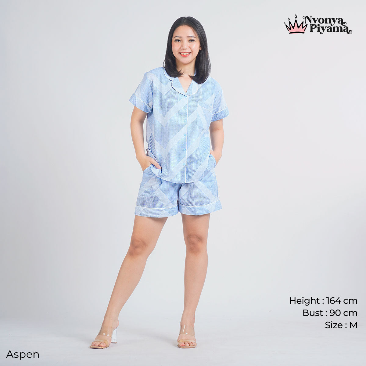 Classic Katun Aspen - Piyama Set