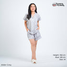 Classic Pajamas Katun for Couple - Alder Grey