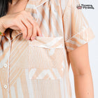Classic Pajamas Katun for Couple - Alder Latte