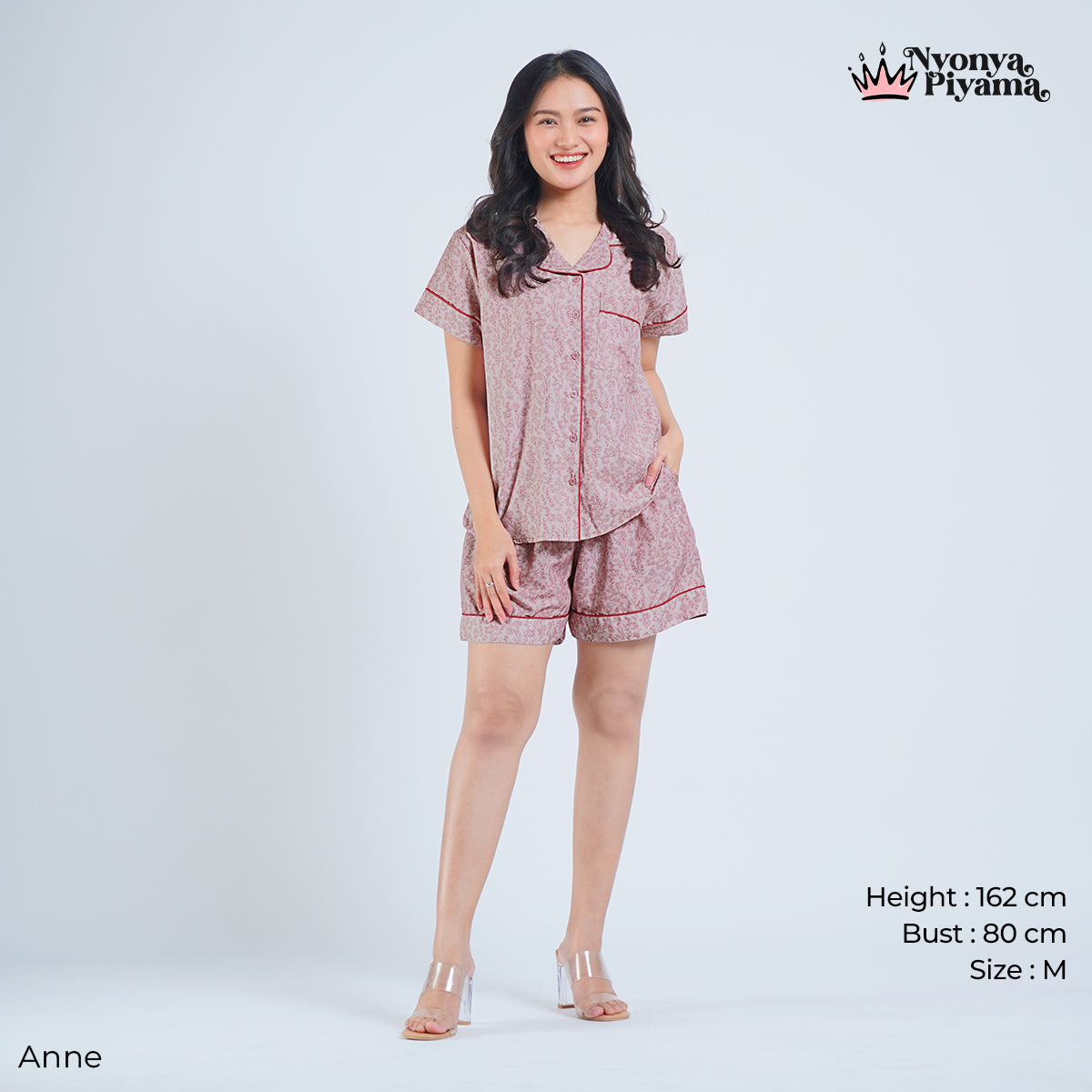 Classic Katun Anne - Piyama Set