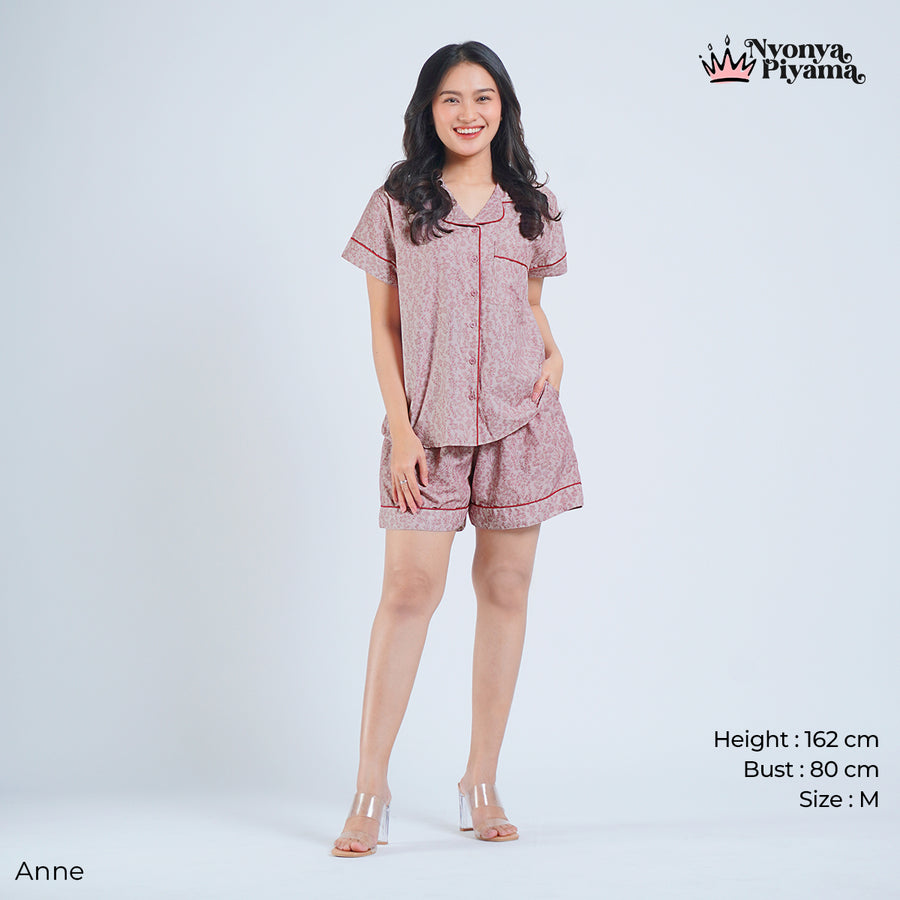 Classic Katun Anne - Piyama Set