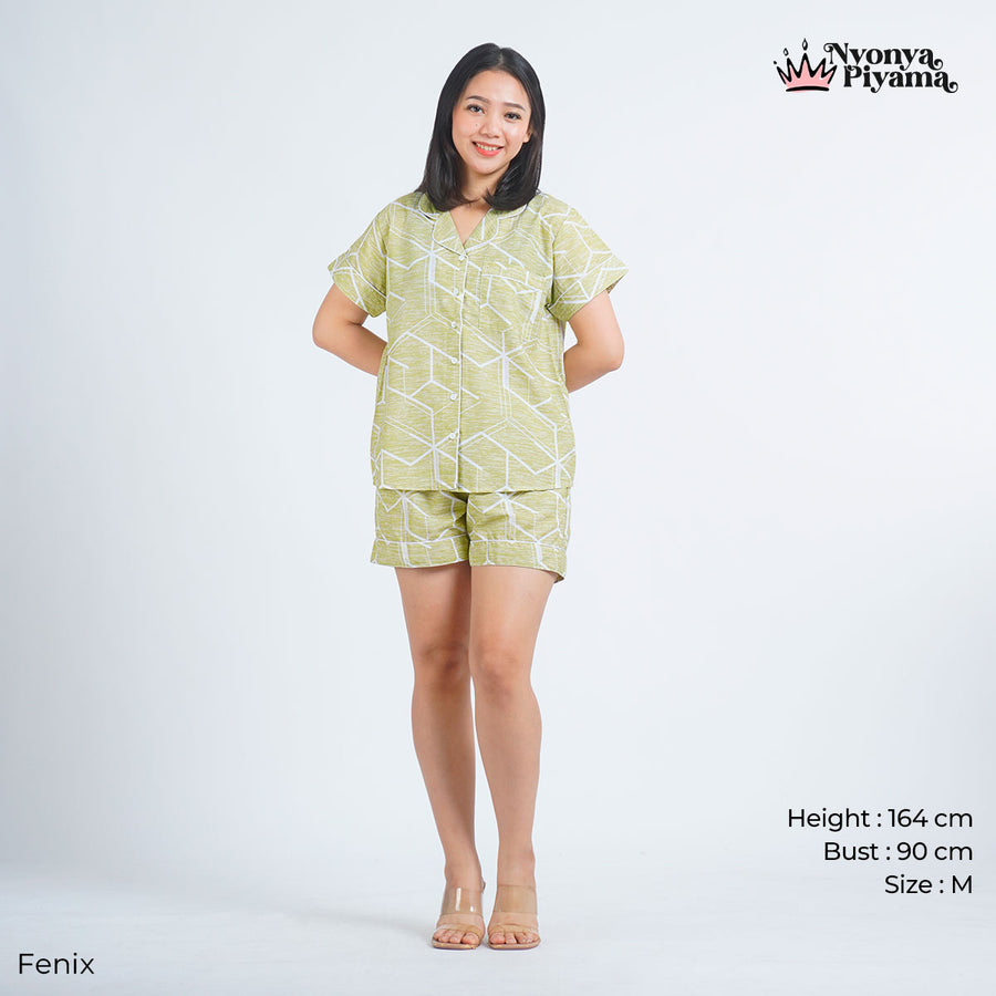 Classic Katun Fenix - Piyama Set