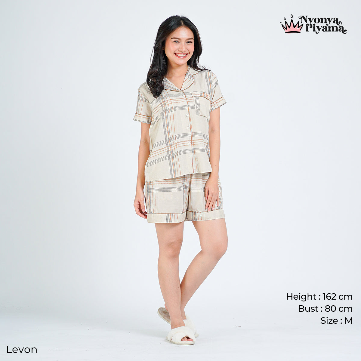 Classic Pajamas Katun Set - Levon