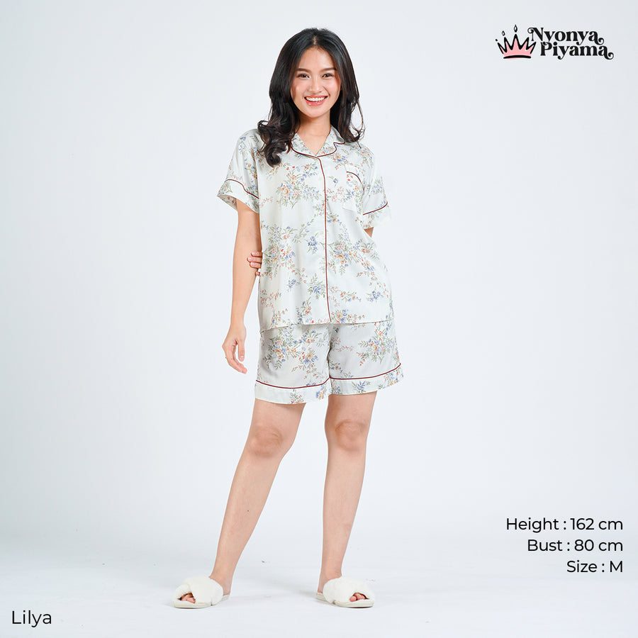 Classic Pajamas Katun Set - Lilya