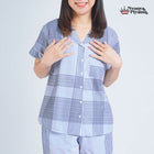 Classic Katun Sion Blue - Piyama Set