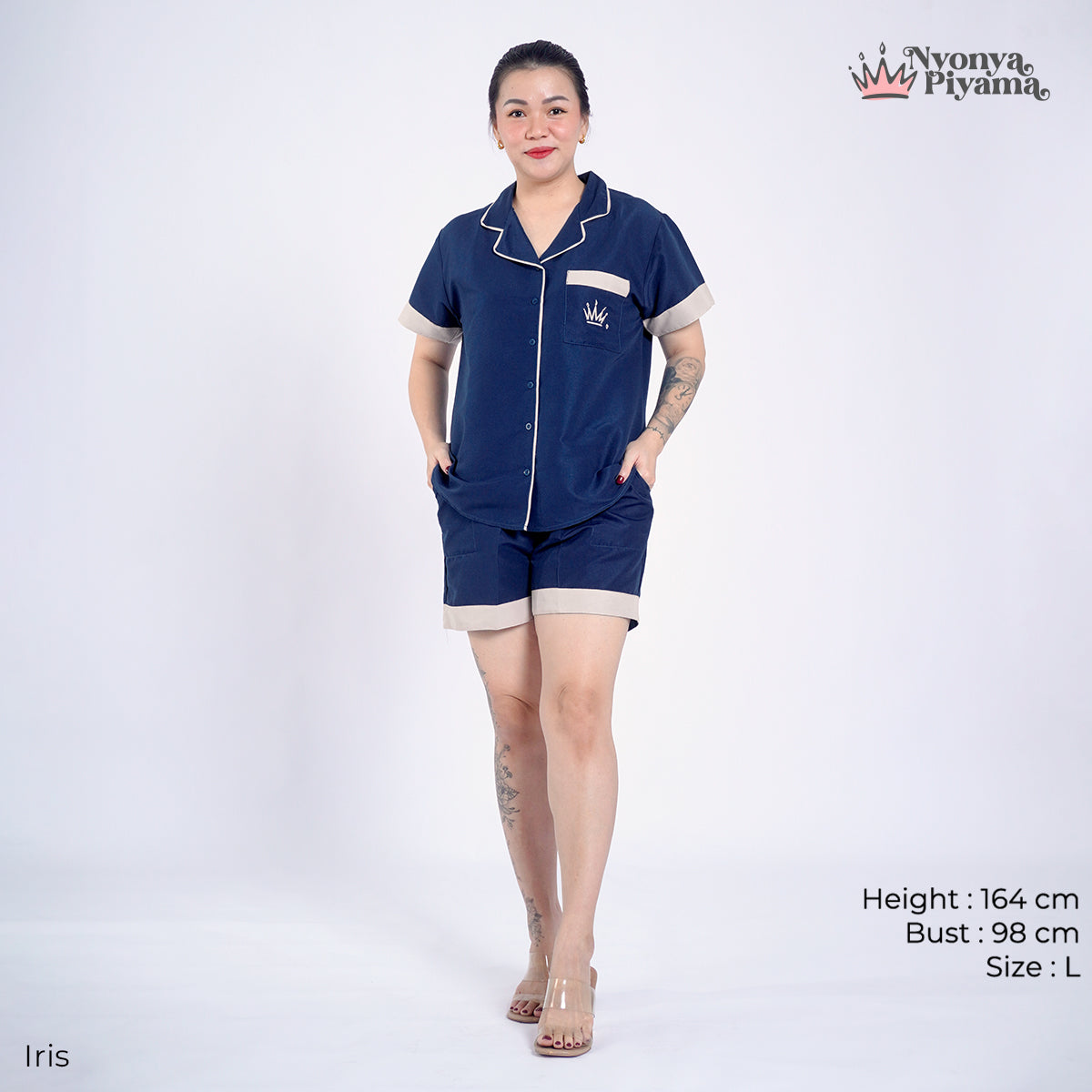 Bloom Series - Piyama Set Celana Pendek