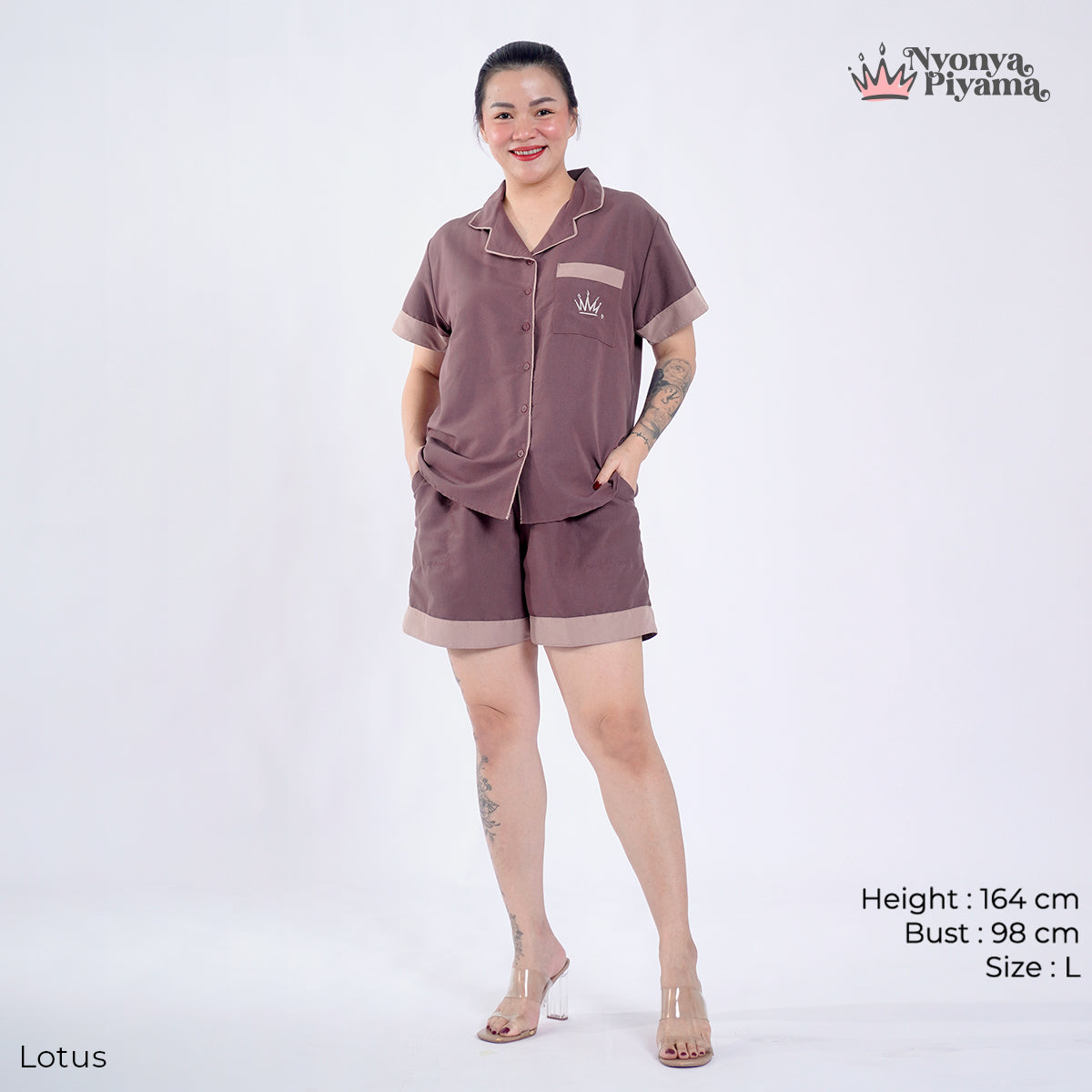 Bloom Series - Piyama Set Celana Pendek