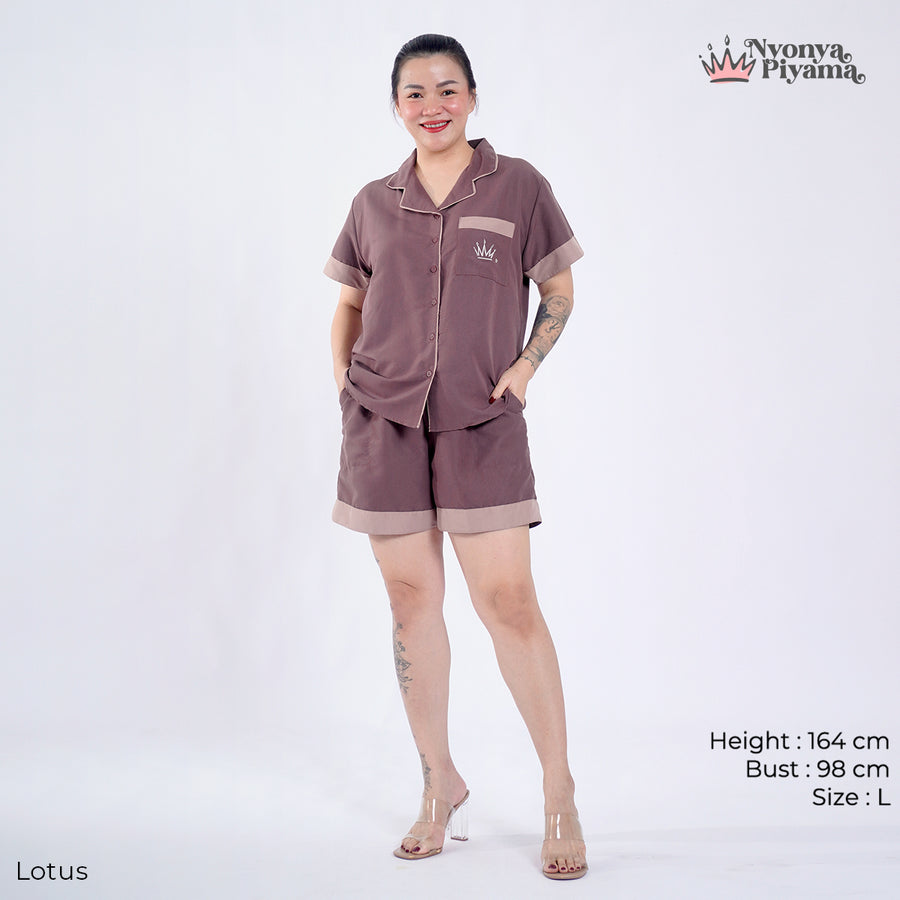 Bloom Series - Piyama Set Celana Pendek
