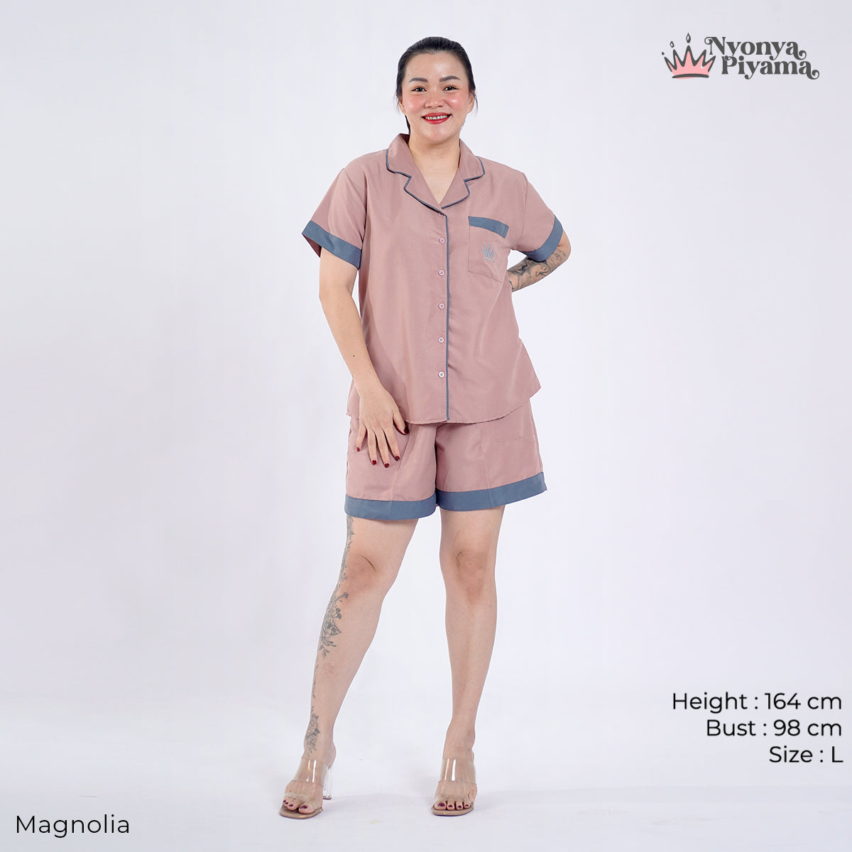 Bloom Series - Piyama Set Celana Pendek