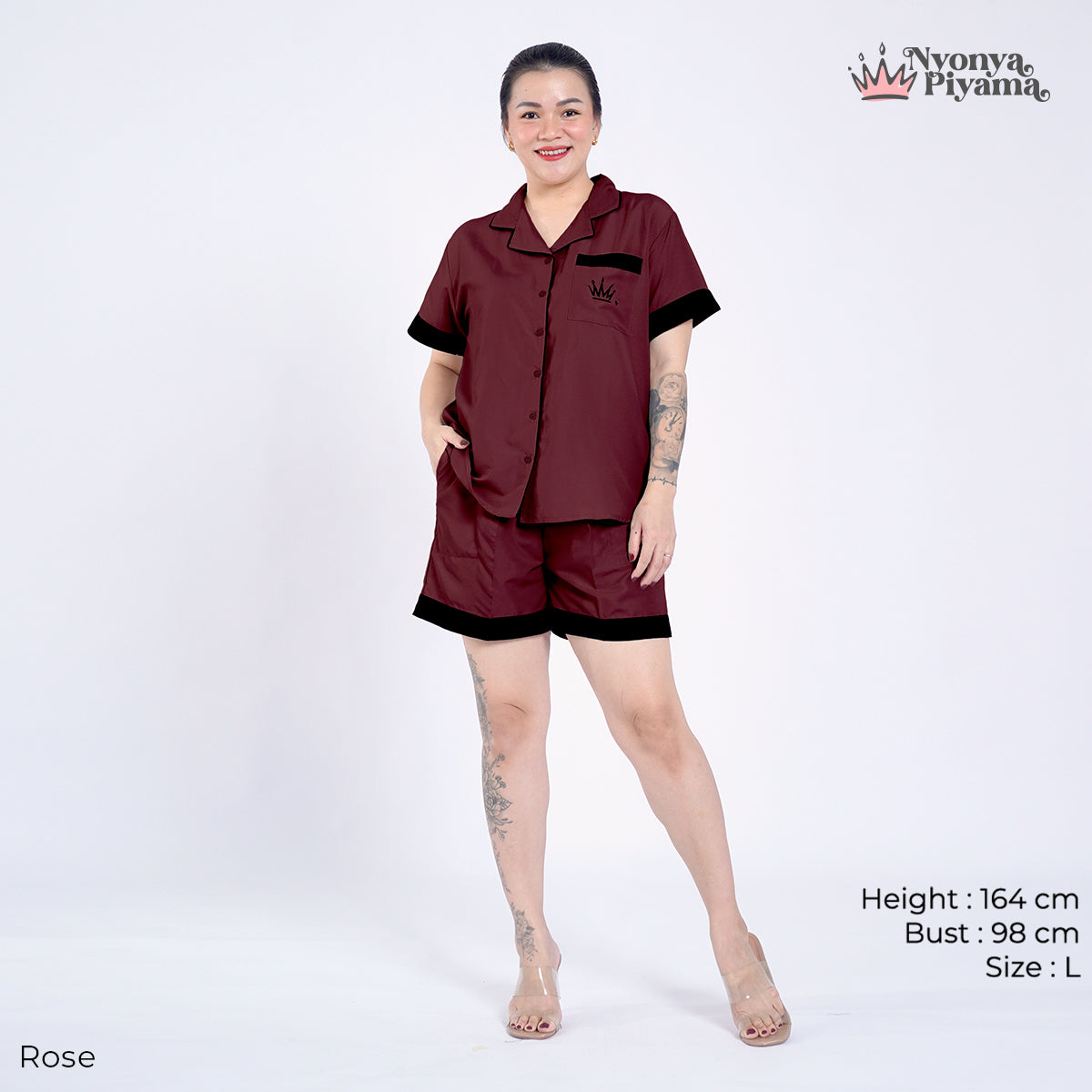 Bloom Series - Piyama Set Celana Pendek