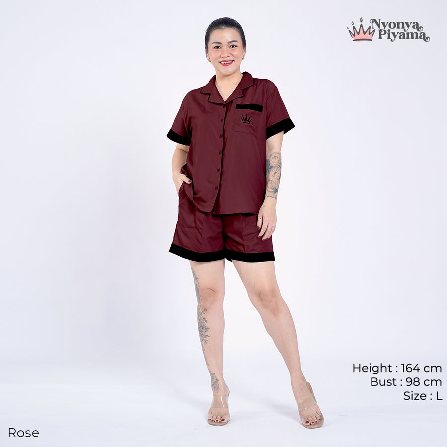 Bloom Series - Piyama Set Celana Pendek