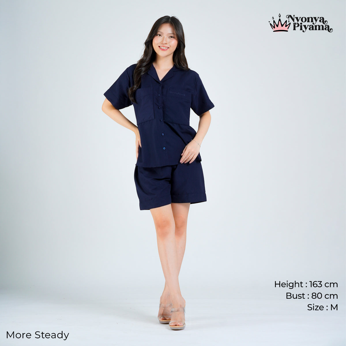 Worryless Series - Braless Piyama Celana Pendek Solid