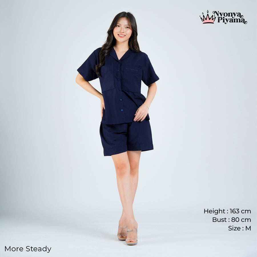 Worryless Series - Braless Piyama Celana Pendek Solid