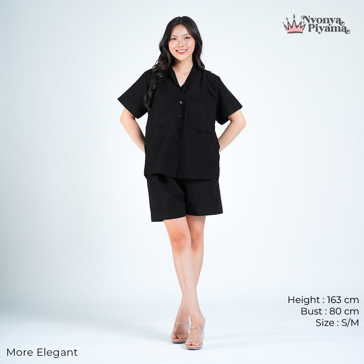 Worryless Series - Braless Piyama Celana Pendek Solid
