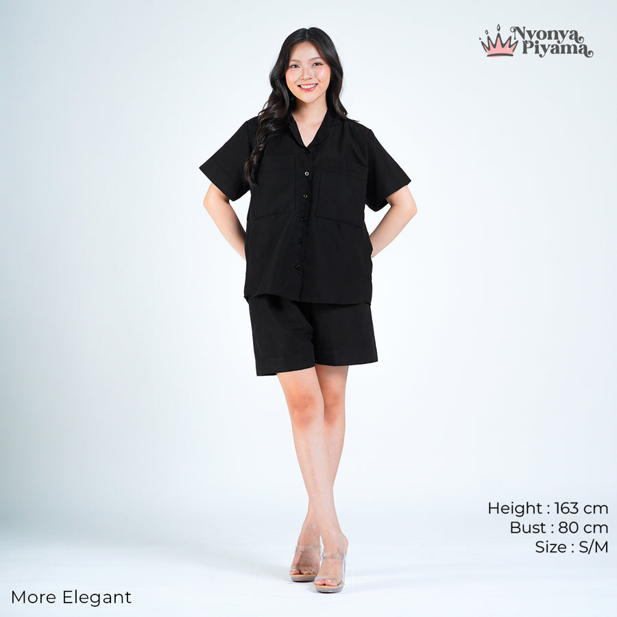 Worryless Series - Braless Piyama Celana Pendek Solid