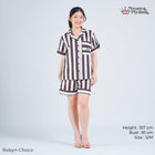Classic Poly Rayon Robyn Series - Piyama Set Celana Pendek