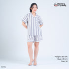 Classic Poly Rayon Robyn Series - Piyama Set Celana Pendek