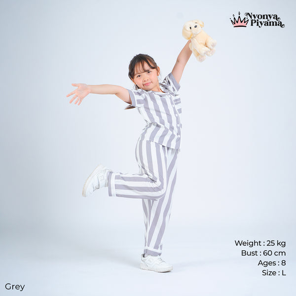 Classic Poly Rayon Robyn Series - Piyama Anak Set Celana Panjang