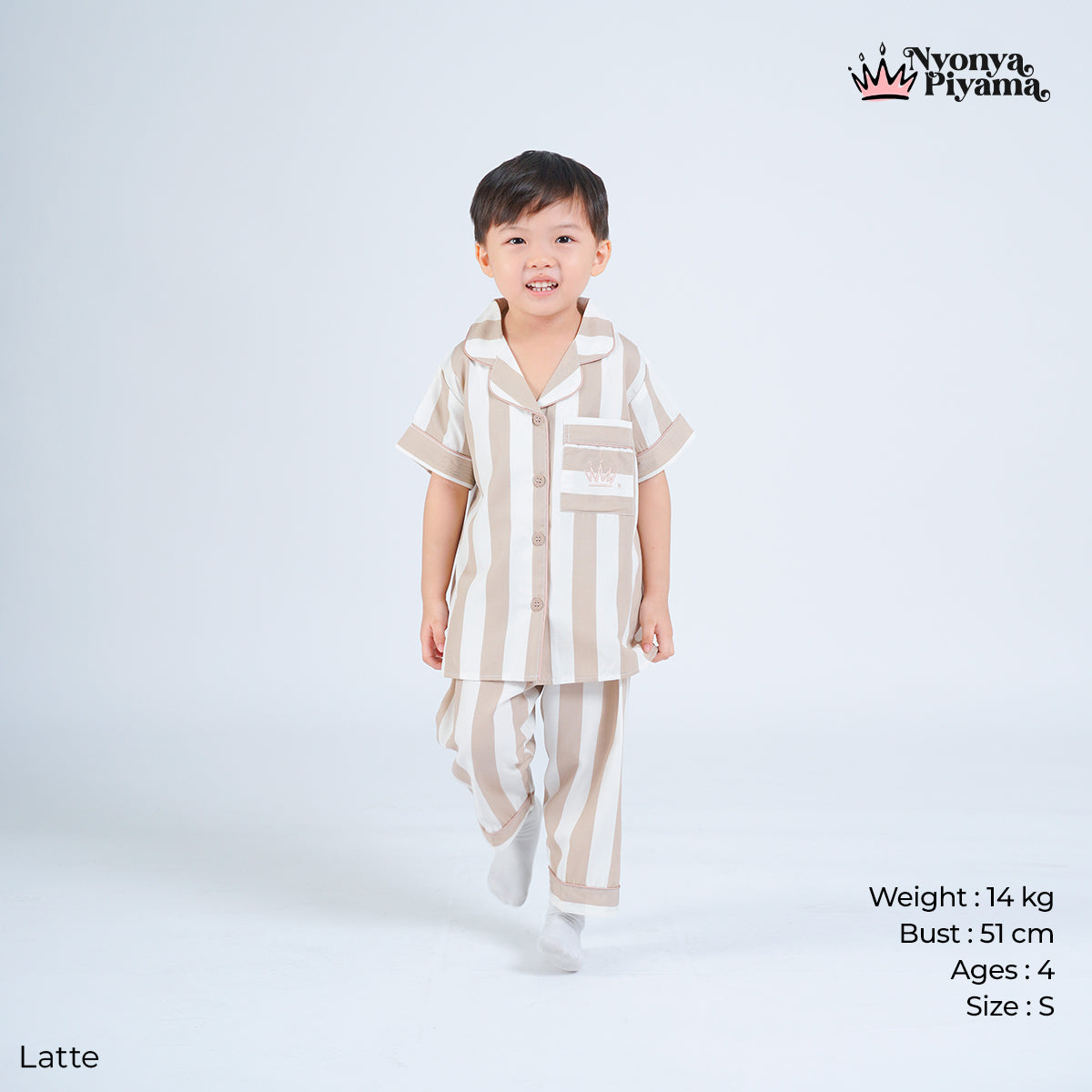 Classic Poly Rayon Robyn Series - Piyama Anak Set Celana Panjang