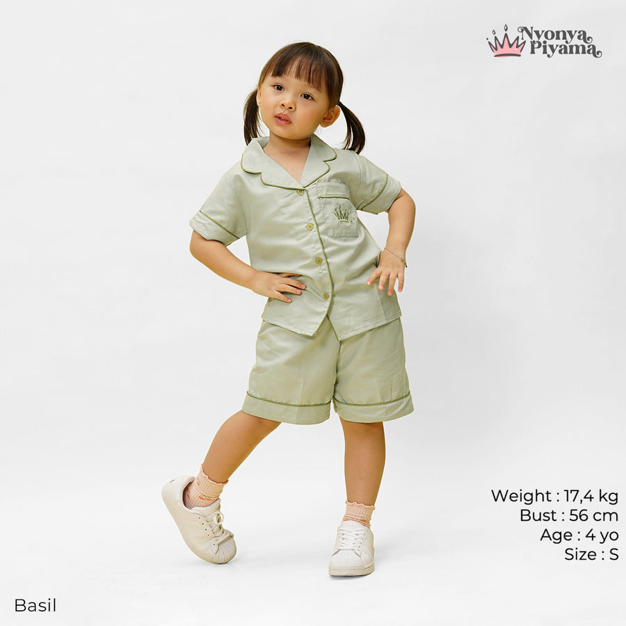 Herb Series - Piyama Anak Set Celana Pendek