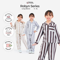 Classic Poly Rayon Robyn Series - Piyama Anak Set Lengan Panjang
