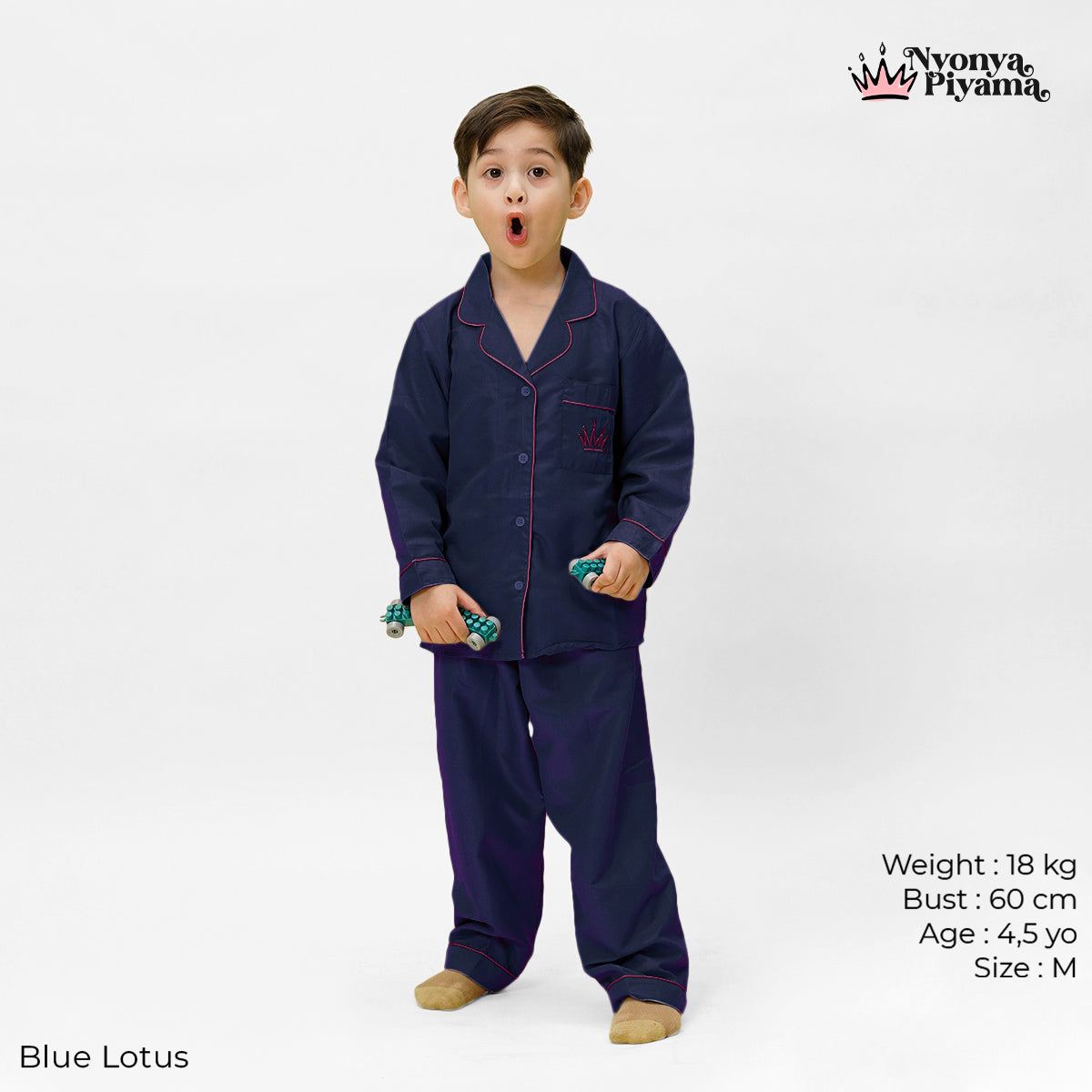 Herb Series - Piyama Anak Set Lengan Panjang