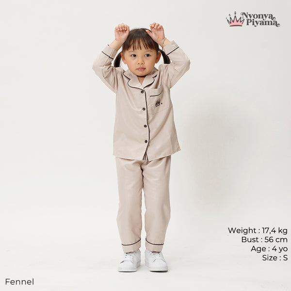 Herb Series - Piyama Anak Set Lengan Panjang