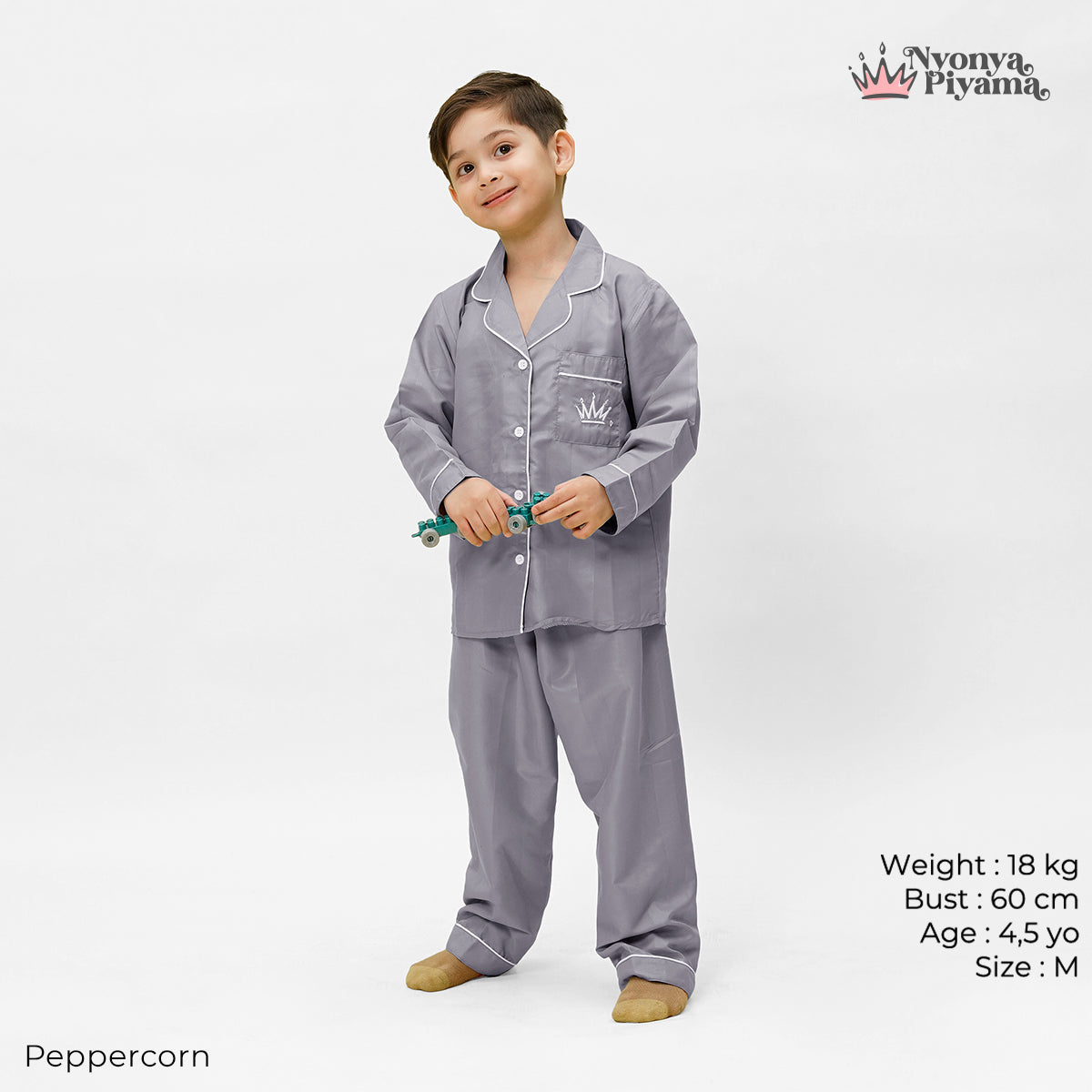Herb Series - Piyama Anak Set Lengan Panjang